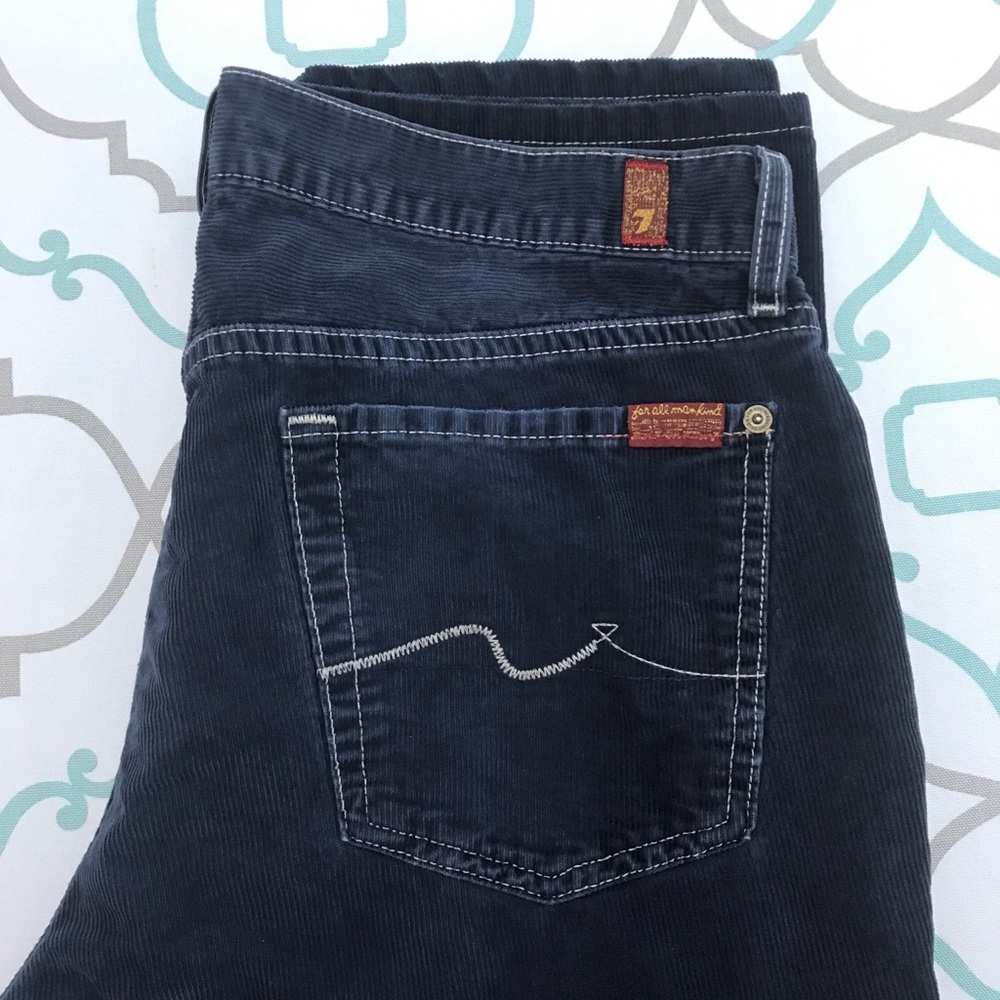 HP 34X27👖AWESOME💙7FAM💙CORDS👖VGUC NAVY CORDUROY - Picture 8 of 8